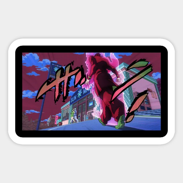 Jojo pt.4 Sticker by wizd0m1